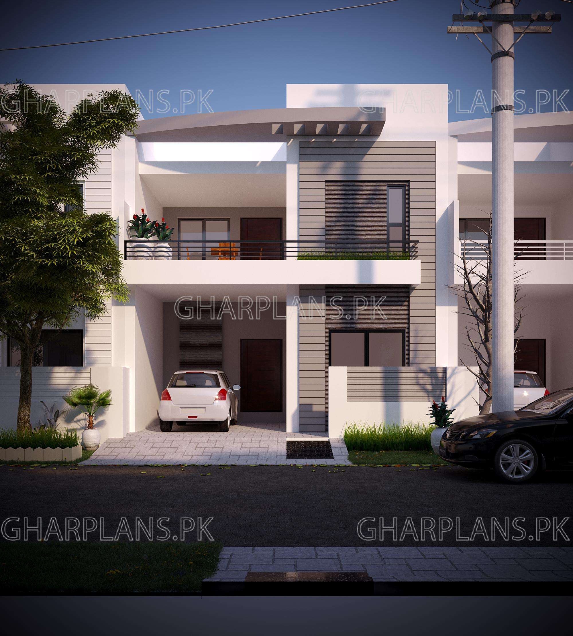 Low Cost Extra Ordinary Marla Front Elevation Designs Ghar Plans