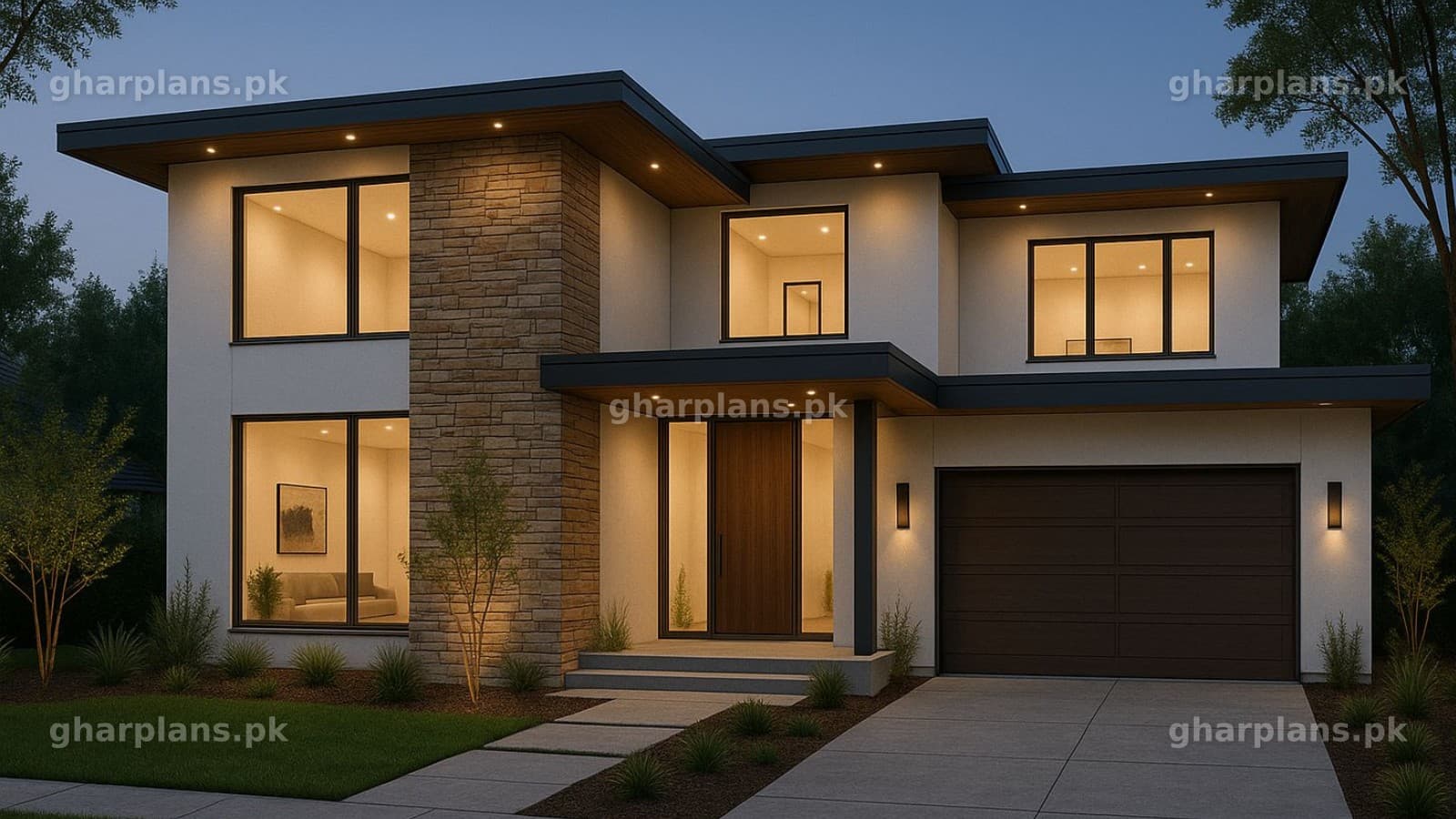 Grey Structure vs Finishing: Costs of Constructing 1752 Square Yards House