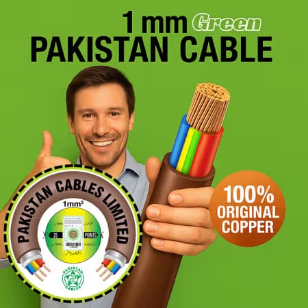 Pakistan Cables 1mm Copper Wire – Single Core Electric Cable in Pakistan