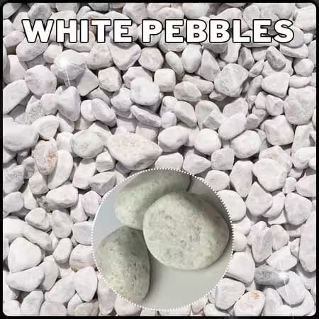 White Pebbles 20Kg