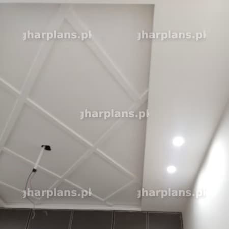 پاکستان میں فالس سیلنگ کا مکمل اور پینٹ کیا گیا کام