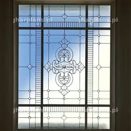 Decorative Patterned Glass Window in Pakistan