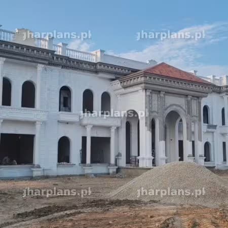 Paint Finish of Front Elevation of the House in Pakistan
