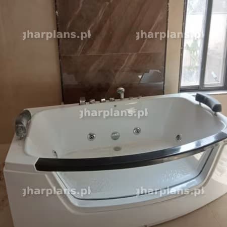 Jacuzzi installed in bathroom