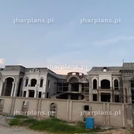 پاکستان میں ولا (بنگلے) کا مکمل شدہ کچا ڈھانچہ (گرے اسٹرکچر)