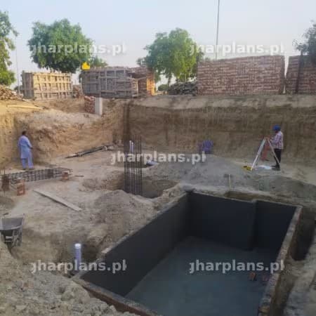 Foundation Construction Phase in Pakistan