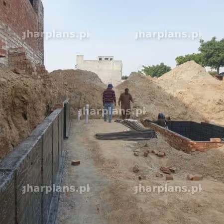 Foundation Waterproofing and Site Preparation Stage