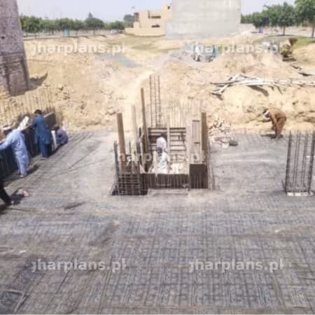 Foundation Waterproofing and Reinforcement Work in Progress