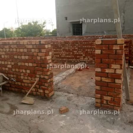 Brick Masonry Stage of Structural Wall Construction
