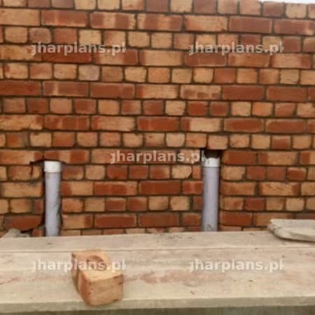 Bricks Laying and Utility Installation in Progress