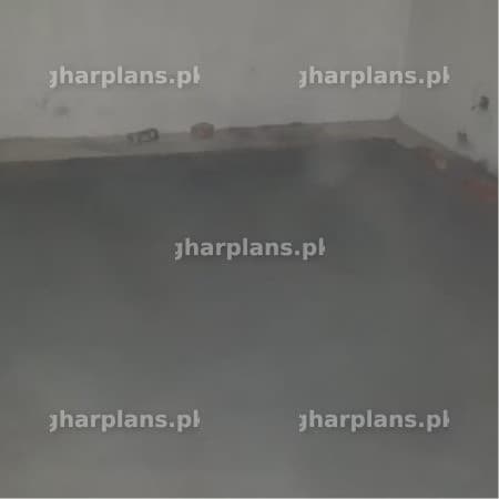 پاکستان میں تازہ ڈالا گیا سیمنٹ کا فرش