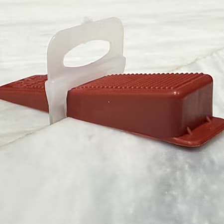 Professional Tile Leveling Clips with Wedges – Ceramic & Porcelain Tile Installation Tool 1.5mm