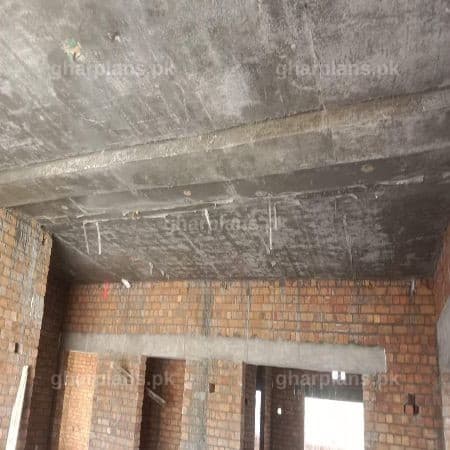 RCC Slab Ceiling Casting: Finished Concrete Slab for Grey Structure
