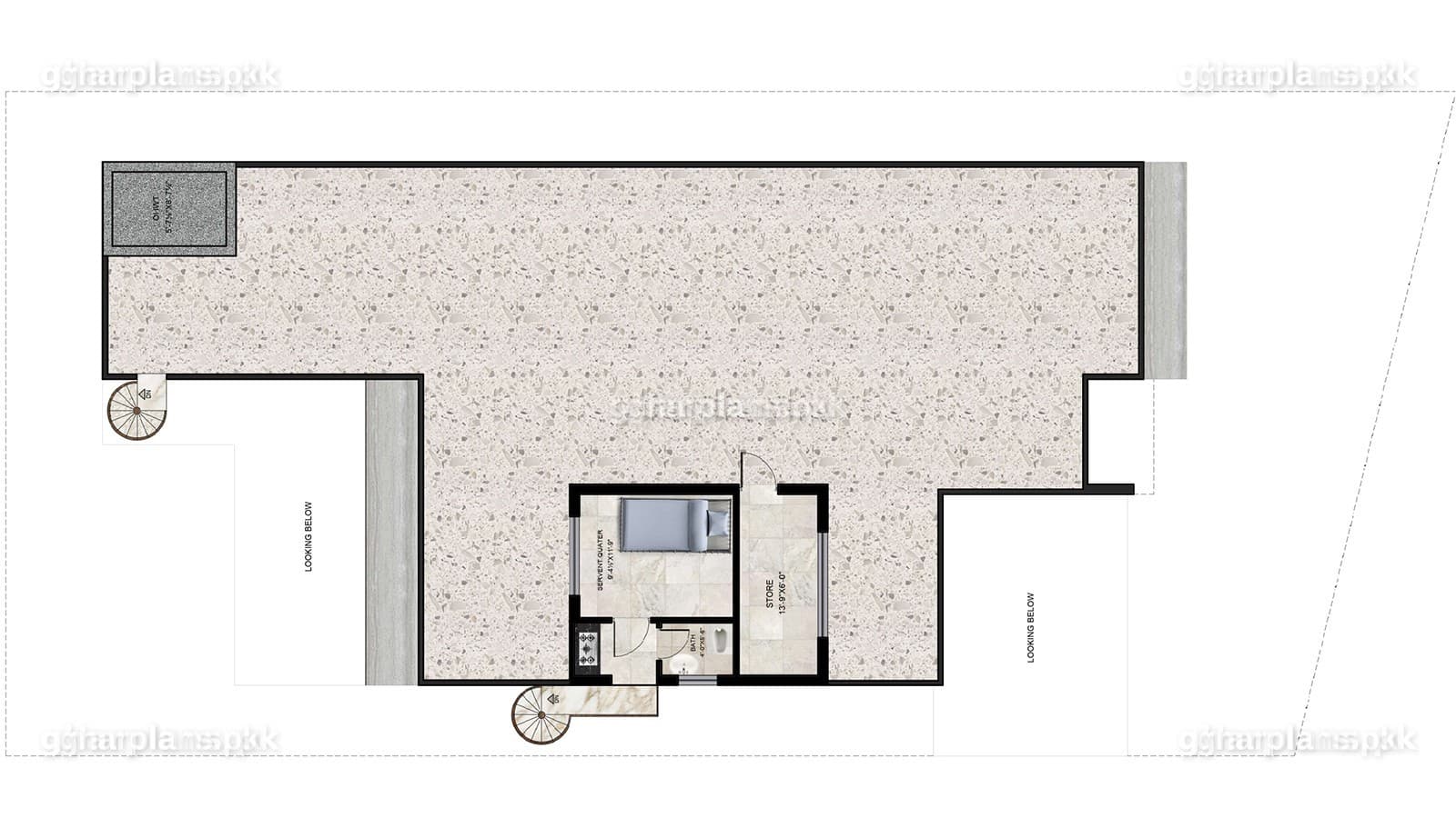 1 Kanal House Map Drawing