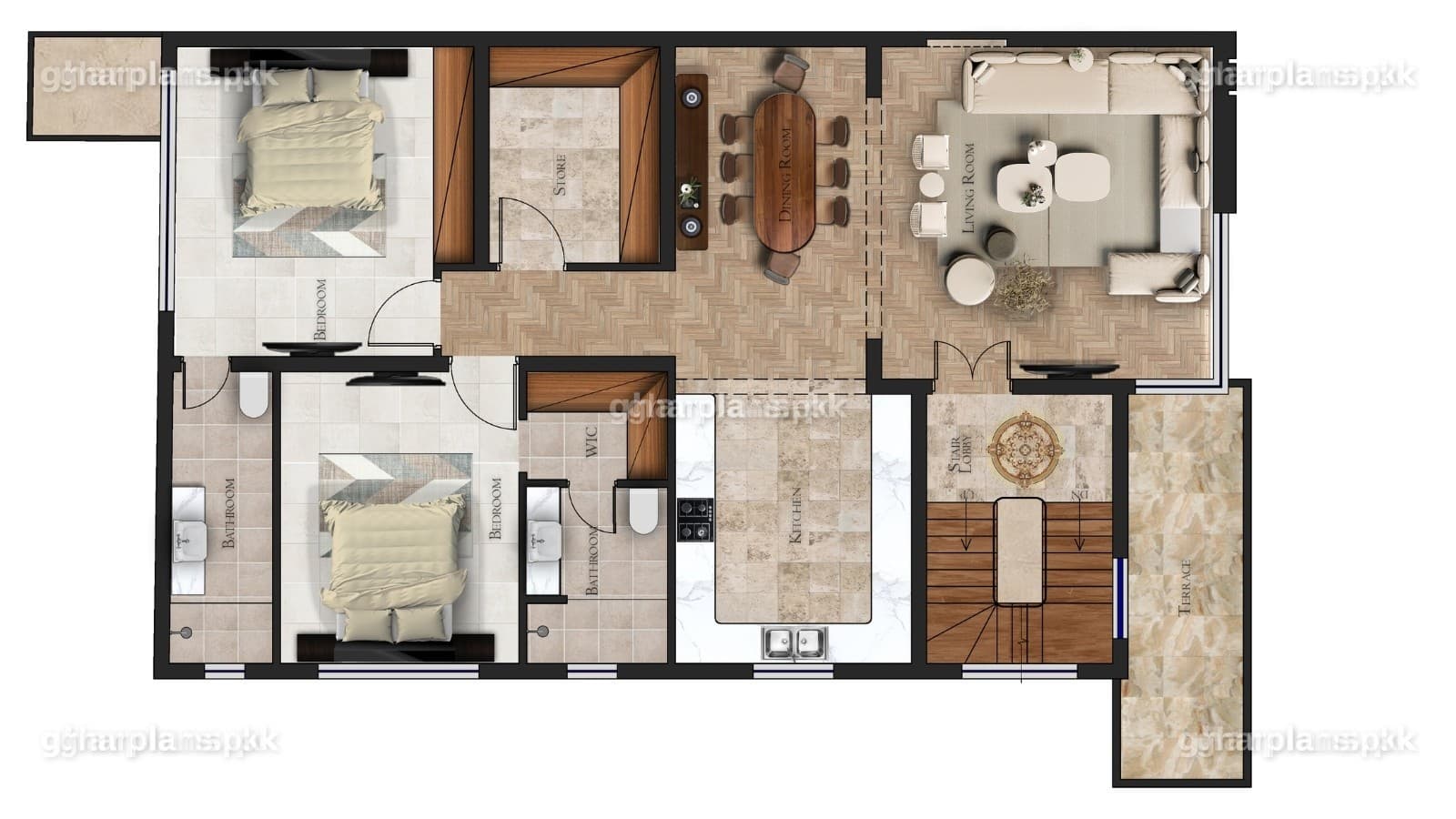 New Beautiful 12 Marla House Plan With Map