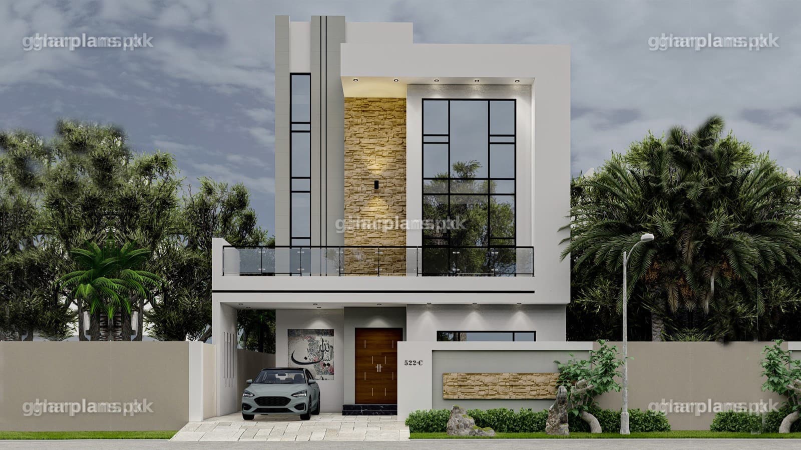 Sensational 10 Marla, 8 Bedroom House Plan