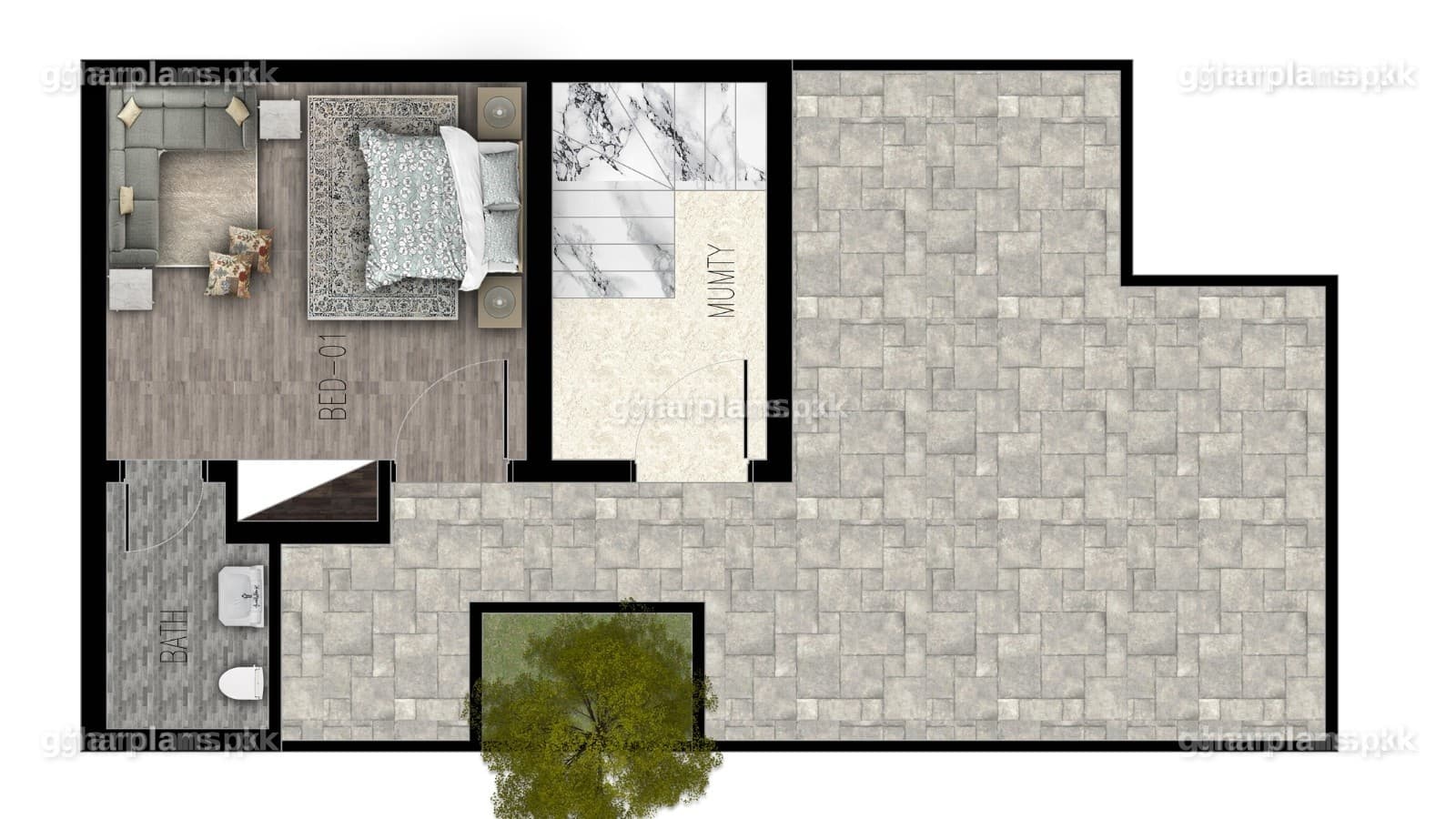 New 5 Marla House Design /125 sq. yards House Plan
