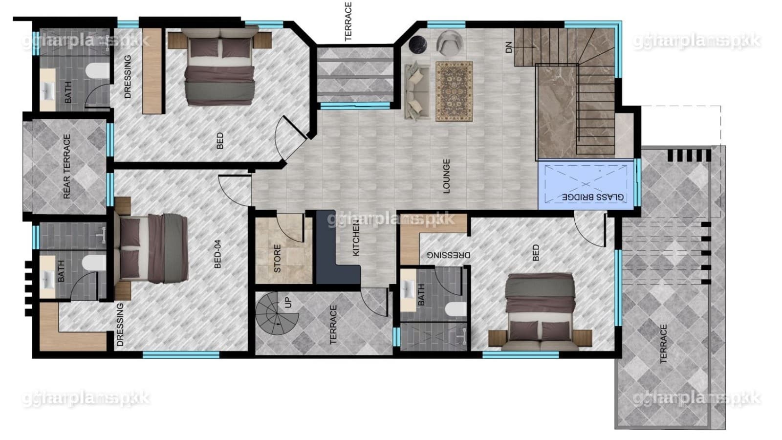 Sensational 500 yards house design Bahria town Karachi