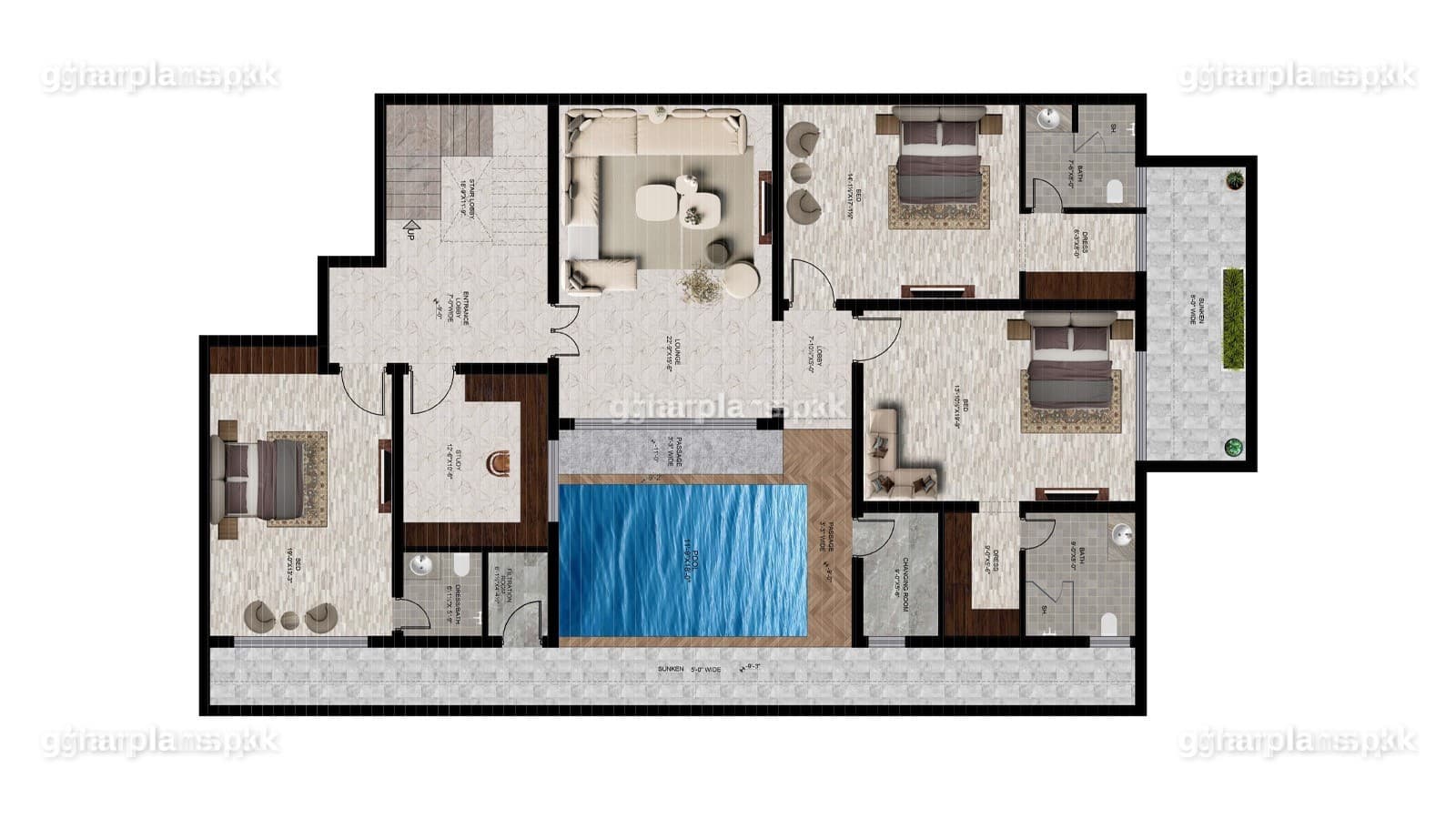1 Kanal with Basement