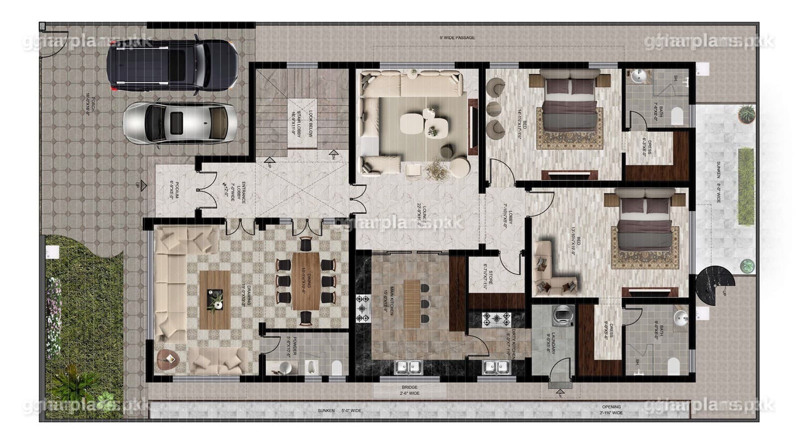 1 Kanal with Basement