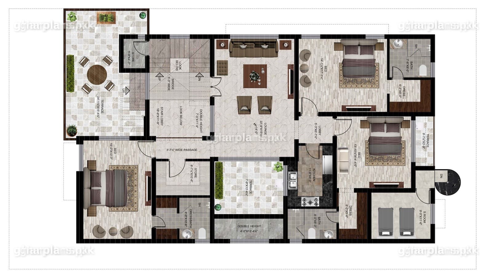 1 Kanal with Basement