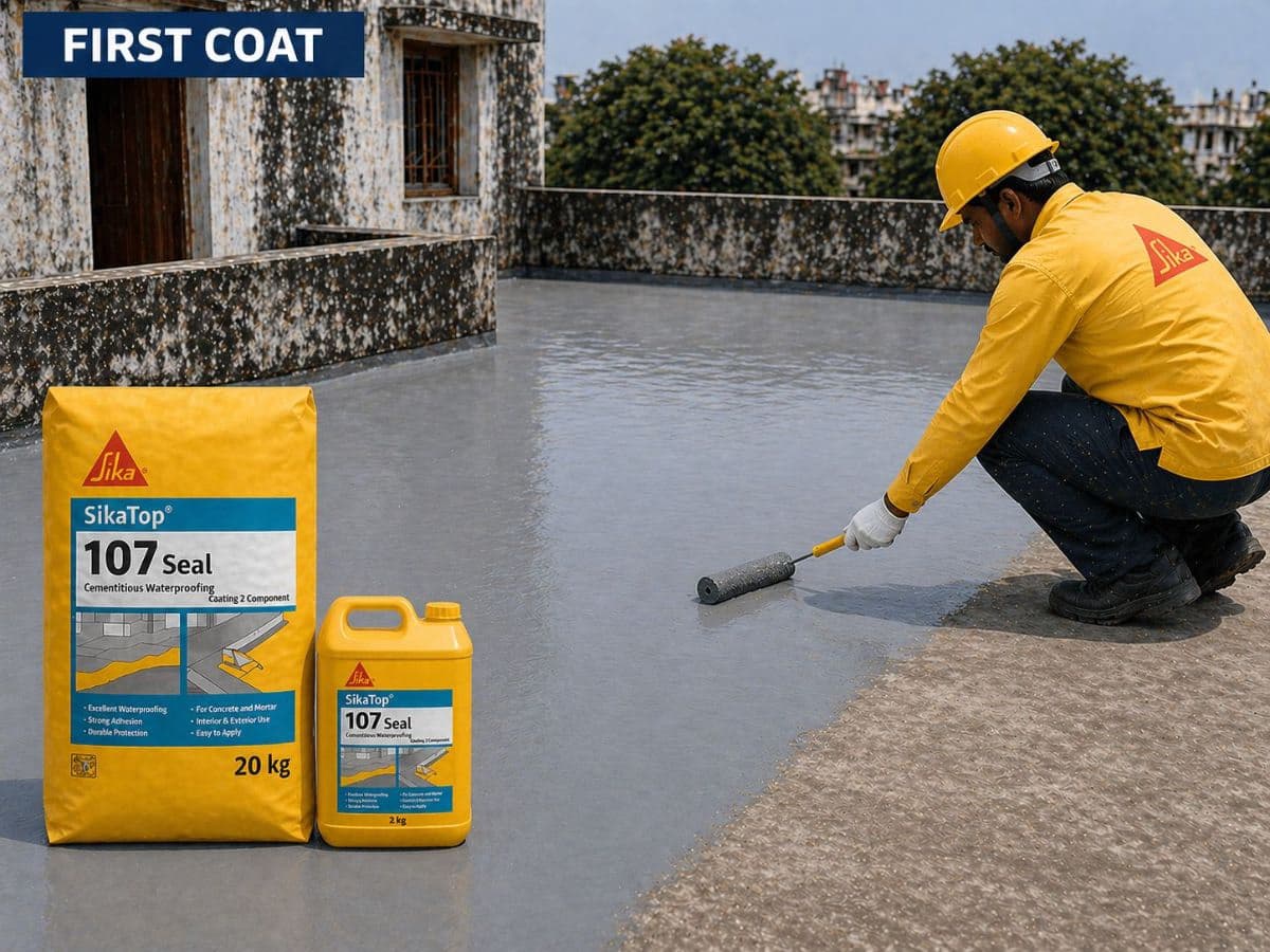 Roof Waterproofing Service for an Old House in Pakistan