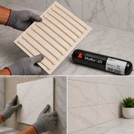 Sika Flex 221 Polyurethane Adhesive Metal, Tile and other Materials