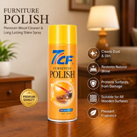 Wood Furniture Polish Spray – Premium Wood Cleaner & Long-Lasting Shine