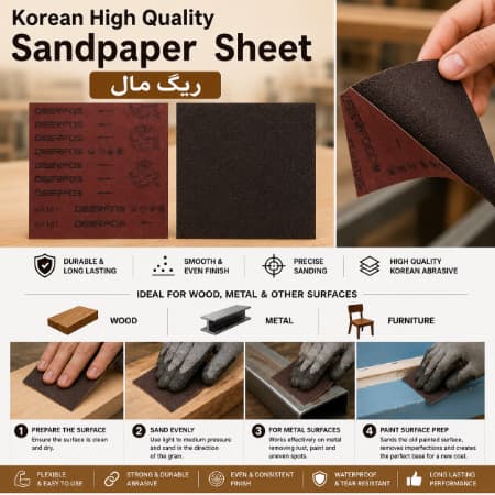 Sand Paper Abrasive Sheet in Pakistan
