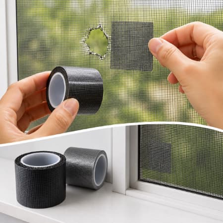 Home Window Mesh Screen — Mosquito Net (Machardani) Repair Mesh