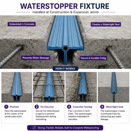 A++ Grade Waterstopper for Concrete Construction Joint