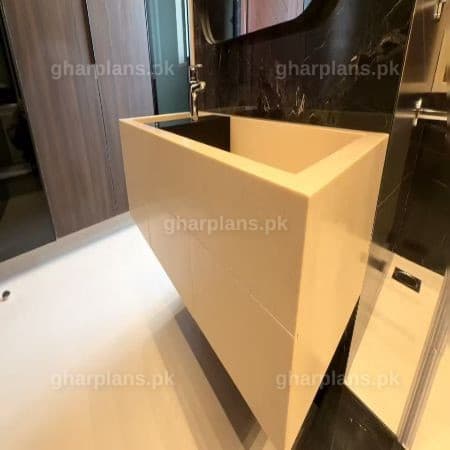 Luxury Floating Bathroom Vanity Sink – Elegant Modern Wash Basin