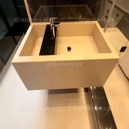 Luxury Floating Bathroom Vanity Sink – Elegant Modern Wash Basin