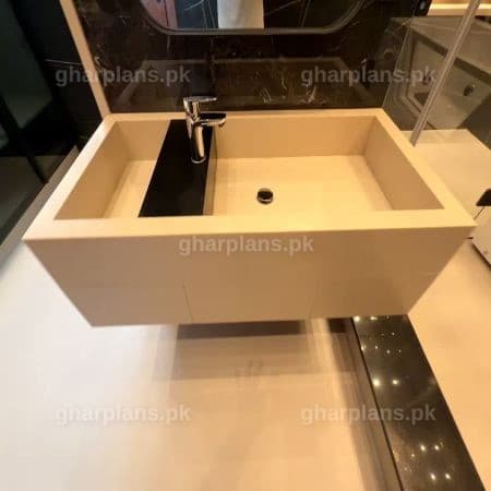 Luxury Floating Bathroom Vanity Sink – Elegant Modern Wash Basin