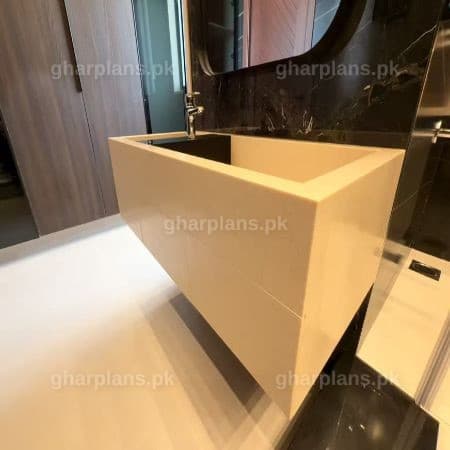 Luxury Floating Bathroom Vanity Sink – Elegant Modern Wash Basin