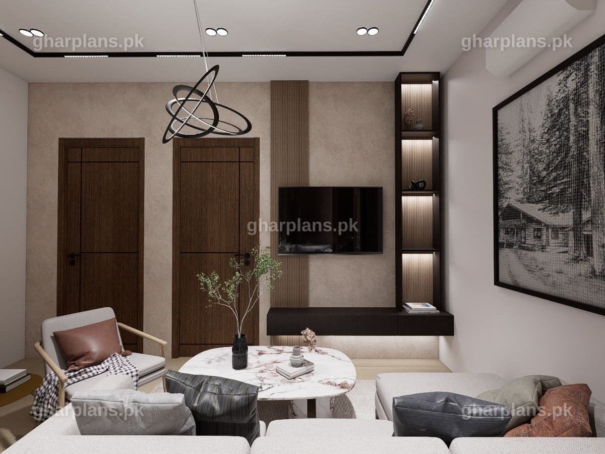 Luxury Lounge Interior Design in Pakistan Modern Living Space Inspiration