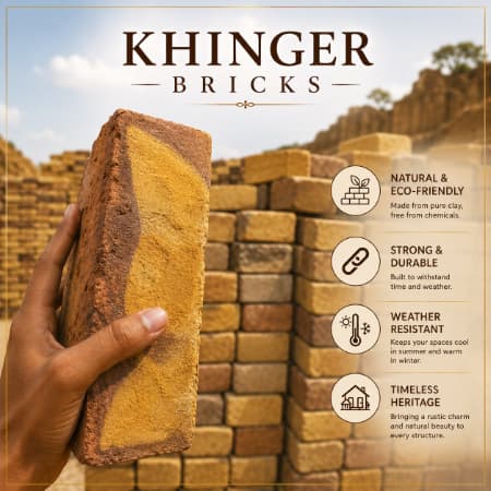 Khinger Clay Brick in Pakistan