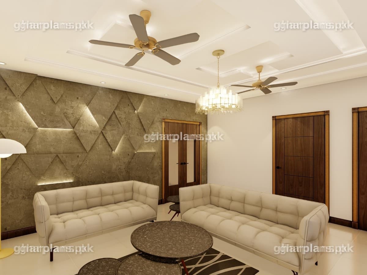 Unique Small TV Lounge Design in Pakistan