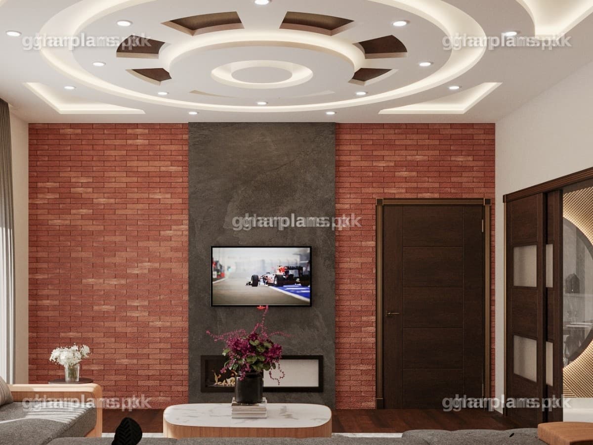 Beautiful Pakistani False Ceiling Drawing Room Design