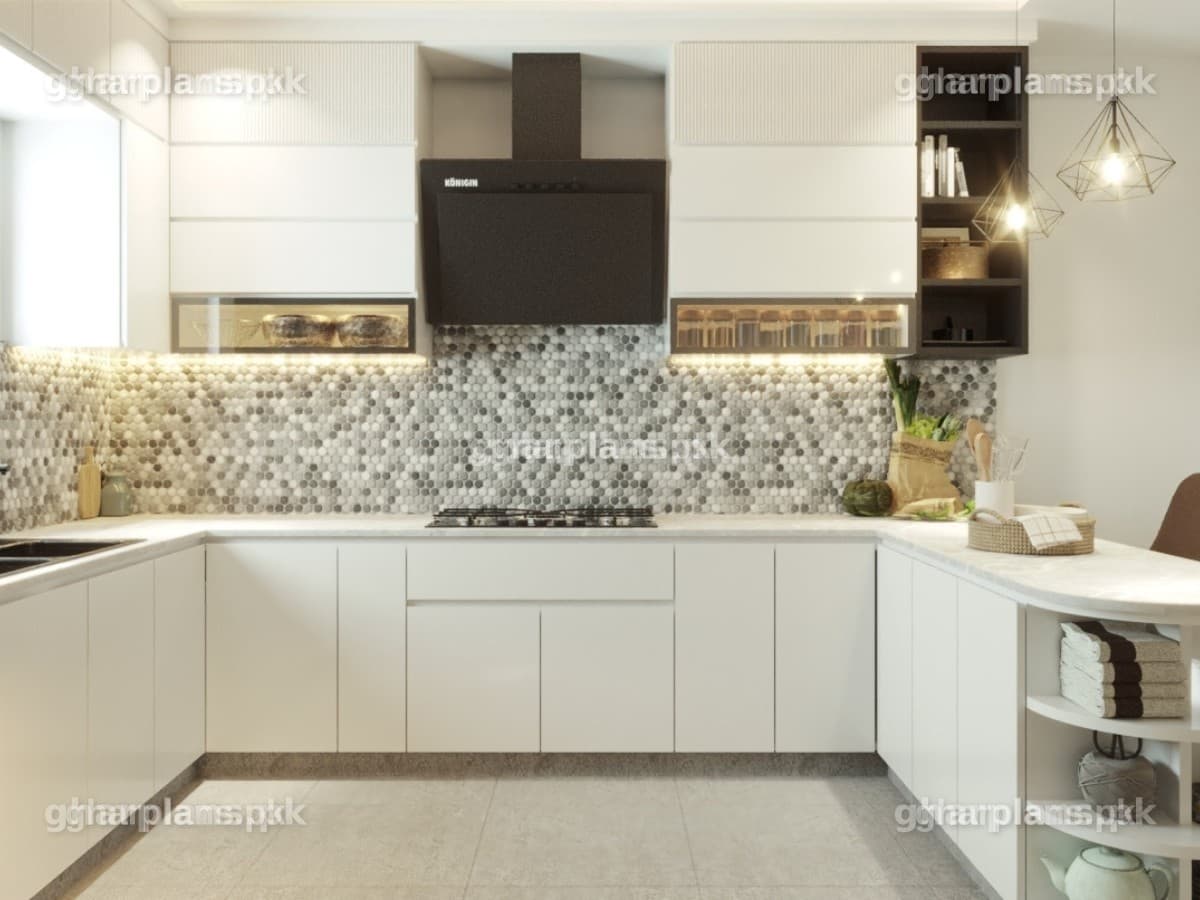 Latest Kitchen Design For 10 Marla House