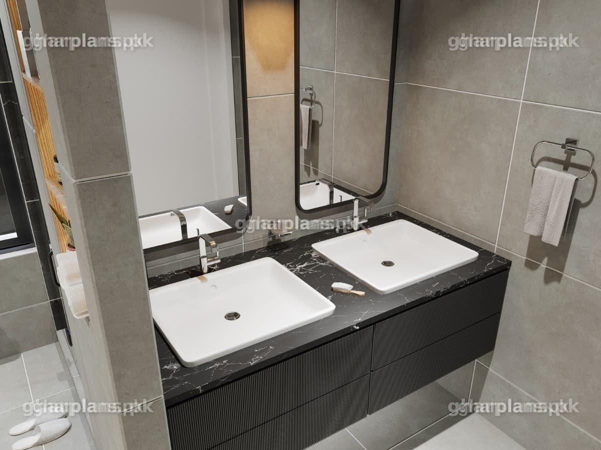 Large Sized Bathroom Design in Pakistan