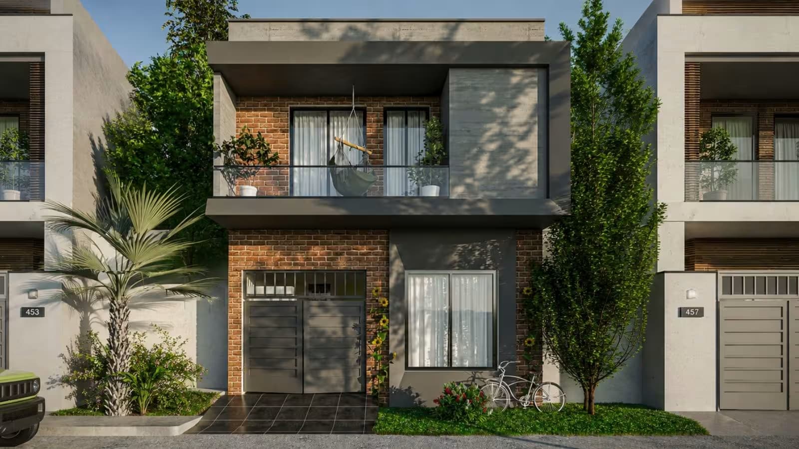 2.5 marla house design 3d front elevation with 3 bedrooms – Ghar Plans