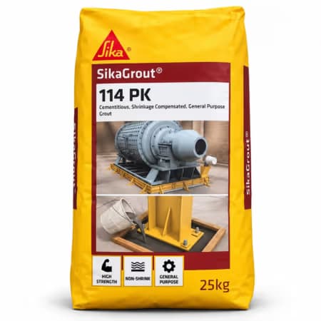 SikaGrout®-114 PK – Cementitious Non-Shrink Precision Grout | 25kg