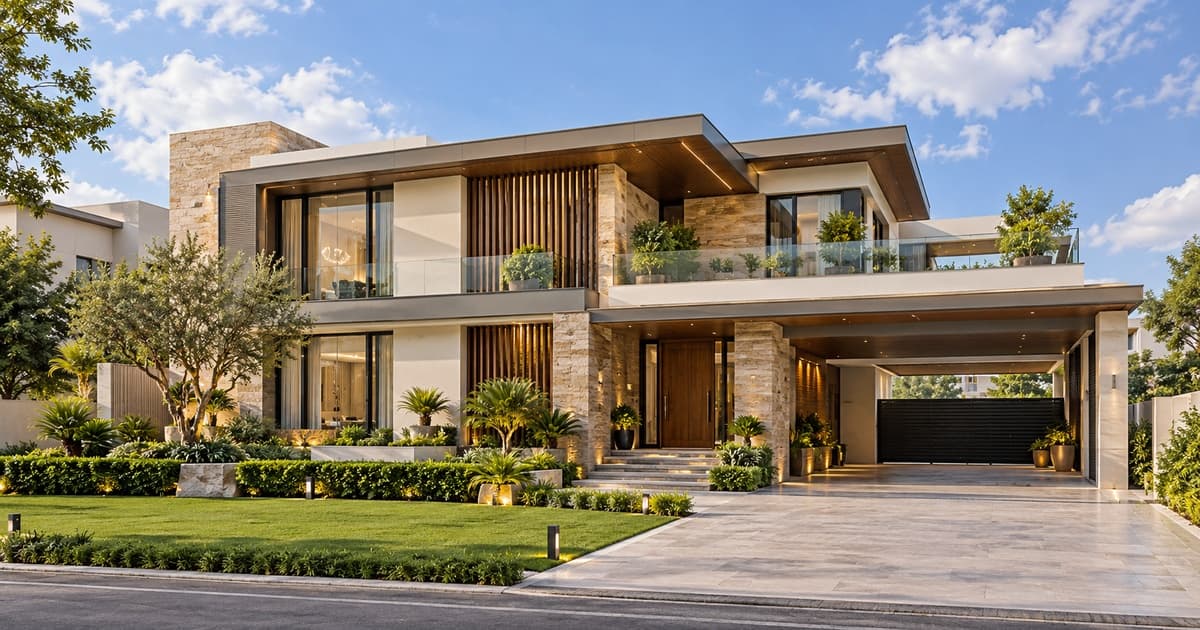 950 Square Yard House Construction Cost – Grey Structure and Finishing