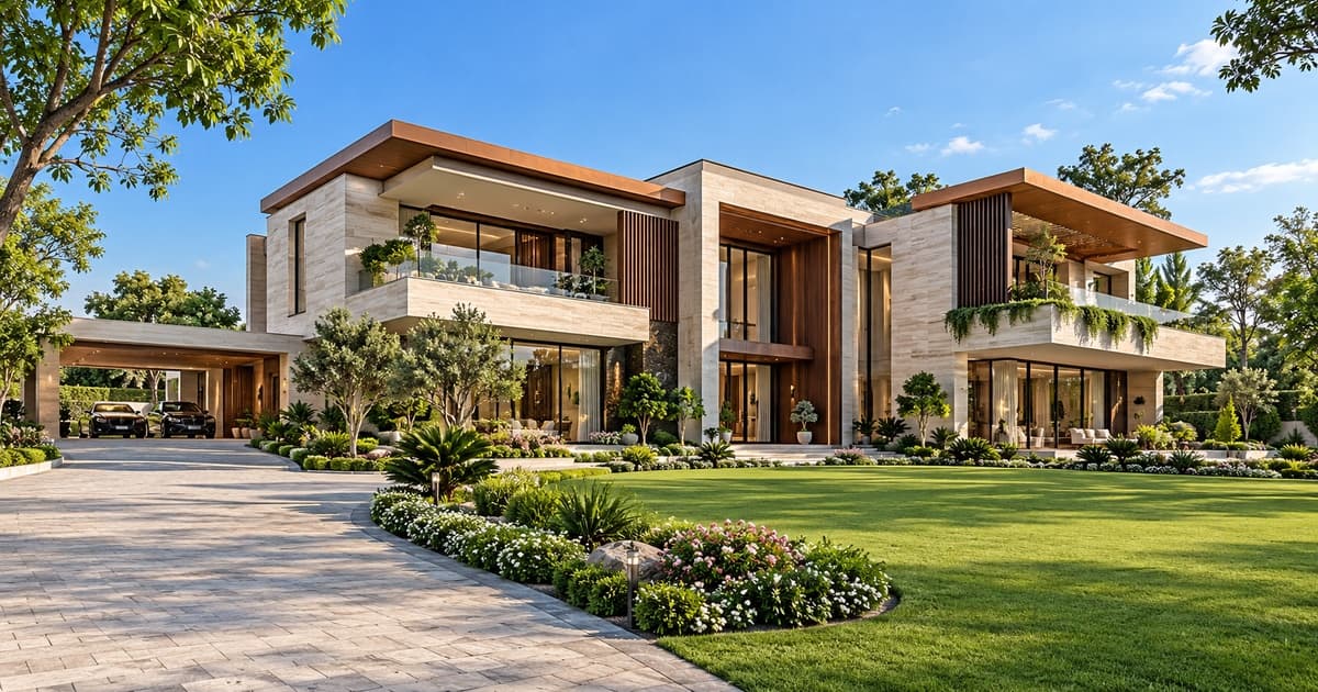 Breakdown of Construction Expenses for a 3000 Square Yard House