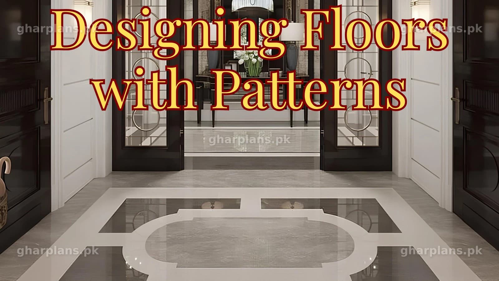 Designing Floors with Patterns, Motifs and Borders in Marble Tiling Designing Floors with Patterns, Motifs and Borders in Marble Tiling