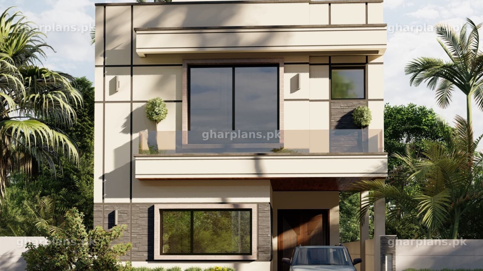 Construction Costs of a 175 Square Yard Home with Grey Structure and Finishing Construction Costs of a 175 Square Yard Home with Grey Structure and Finishing