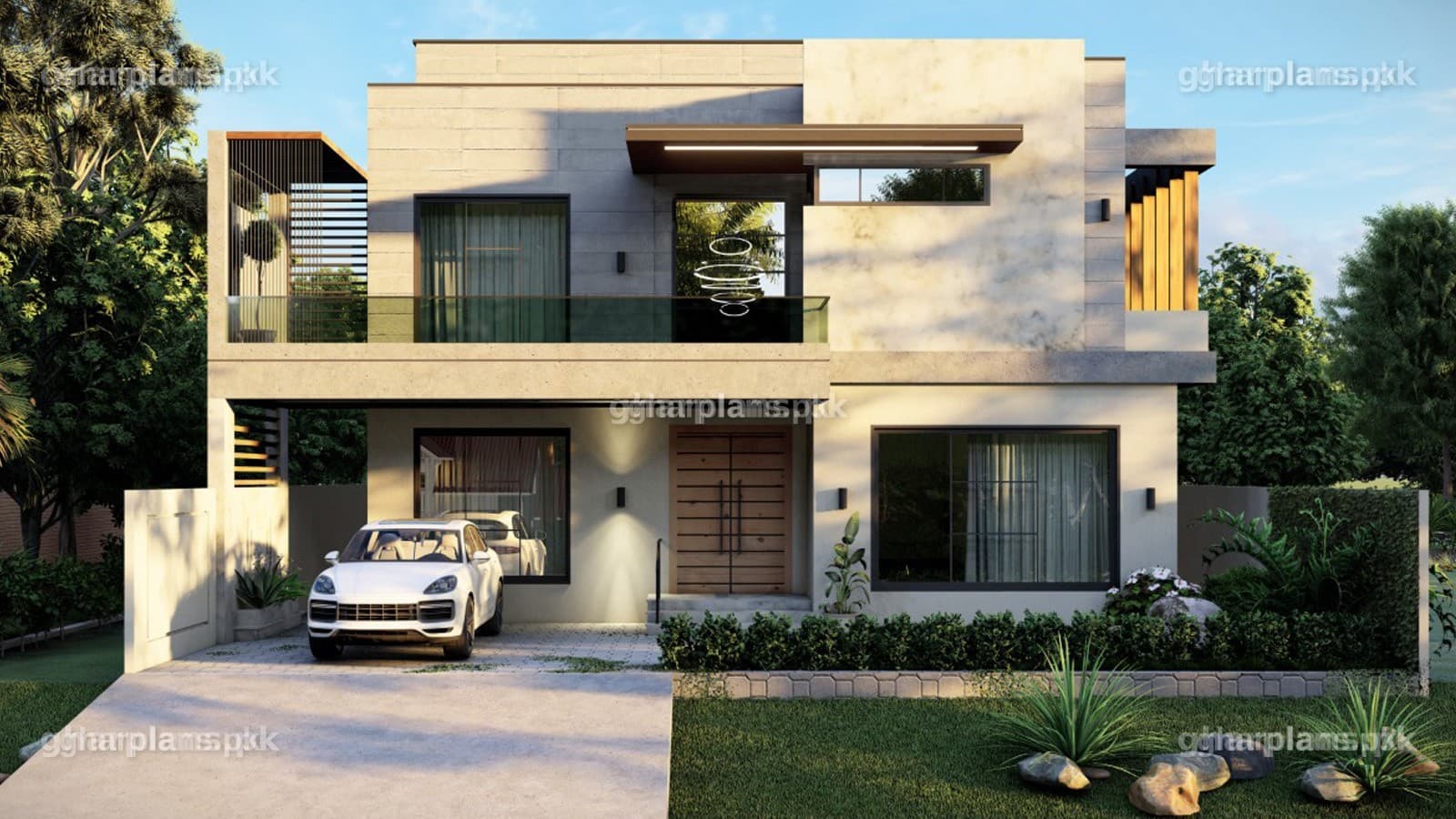 Useful Modern 1 Kanal House Design and layout plan Useful Modern 1 Kanal House Design and layout plan
