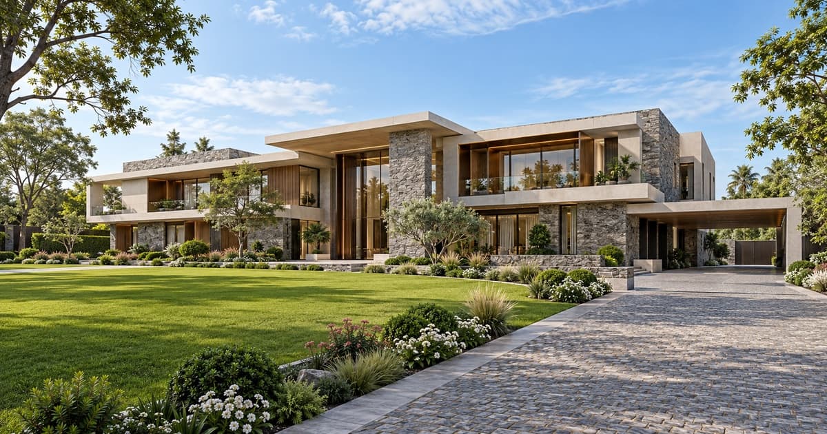 Estimated Construction Cost of a 2075 Square Yard House in Pakistan Estimated Construction Cost of a 2075 Square Yard House in Pakistan