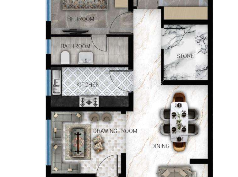 10 Marla house elevation & floor plans